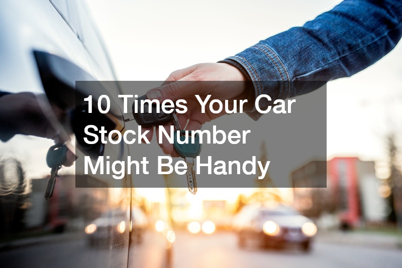 car stock number